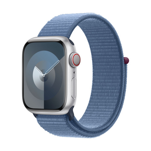 Часовник Apple Watch S9 Cellular 41mm Silver Alu Case w Winter Blue Sport Loop