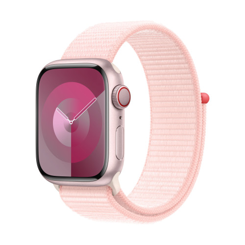 Часовник Apple Watch S9 Cellular 41mm Pink Alu Case w Light Pink Sport Loop