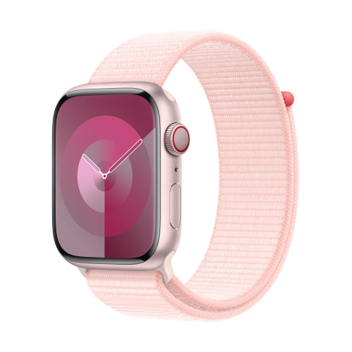 Часовник Apple Watch S9 Cellular 45mm Pink Alu Case w Light Pink Sport Loop