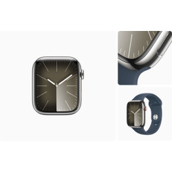 Часовник Apple Watch S9 Cellular 41mm Silver Stainless Steel