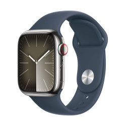 Часовник Apple Watch S9 Cellular 41mm Silver Stainless Steel