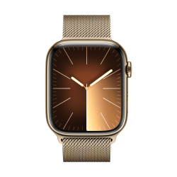 Часовник Apple Watch S9 Cellular 45mm Gold Stainless Steel Case