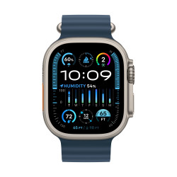 Часовник Apple Watch Ultra2 Cellular, 49mm Titanium Case w Blue
