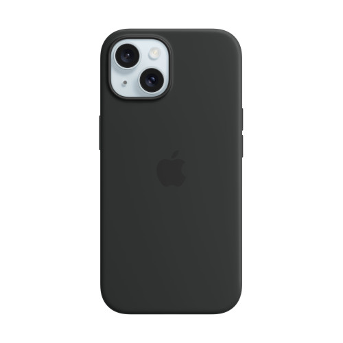 Силиконов калъф Apple iPhone 15 Silicone Case with MagSafe, Black