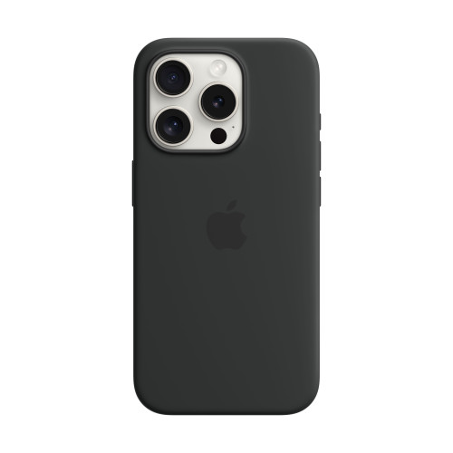 Силиконов калъф Apple iPhone 15 Pro Silicone Case with MagSafe, Black