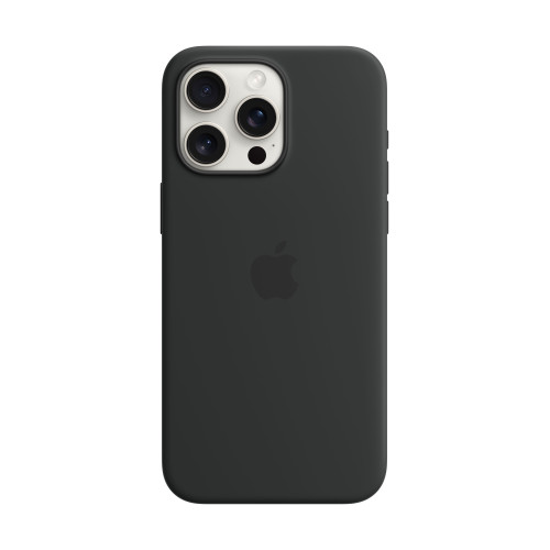 Силиконов калъф Apple iPhone 15 Pro Max Silicone Case with MagSafe, Black