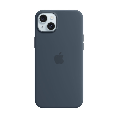 Силиконов калъф Apple iPhone 15 Plus Silicone Case with MagSafe, Storm Blue