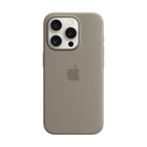 Силиконов калъф Apple iPhone 15 Pro Silicone Case with MagSafe, Clay