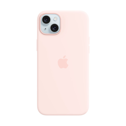 Силиконов калъф Apple iPhone 15 Plus Silicone Case with MagSafe, Light Pink
