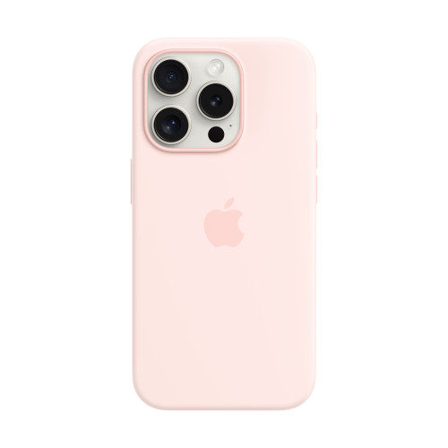 Силиконов калъф Apple iPhone 15 Pro Silicone Case with MagSafe, Light Pink