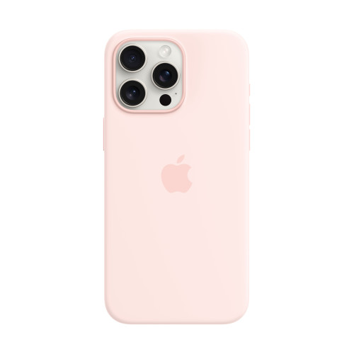 Силиконов калъф Apple iPhone 15 Pro Max Silicone Case with MagSafe, Light Pink