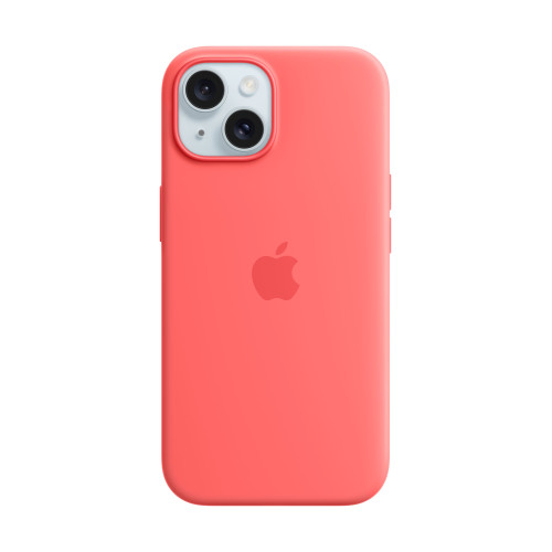Силиконов калъф Apple iPhone 15 Silicone Case with MagSafe, Guava