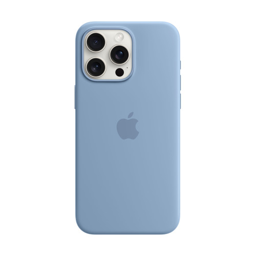 Силиконов калъф Apple iPhone 15 Pro Max Silicone Case with MagSafe, Winter Blue