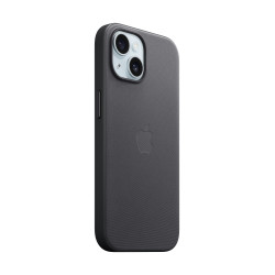 Текстилен калъф Apple iPhone 15 FineWoven Case w MagSafe, Black