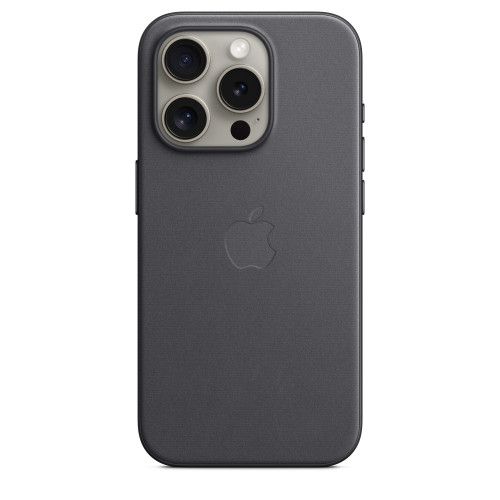 Текстилен калъф Apple iPhone 15 Pro FineWoven Case w MagSafe, Black
