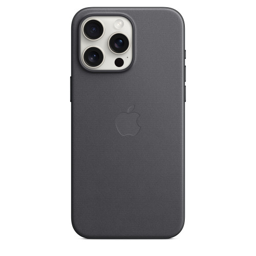 Текстилен калъф Apple iPhone 15 Pro Max FineWoven Case w MagSafe, Black