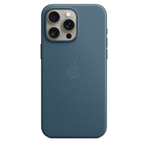 Текстилен калъф Apple iPhone 15 Pro Max FineWoven Case w MagSafe, Pacific Blue