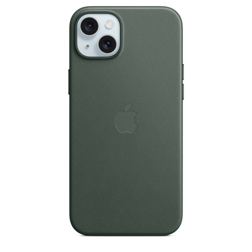 Текстилен калъф Apple iPhone 15 Plus FineWoven Case w MagSafe, Evergreen