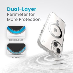 Kалъф Presidio Perfect-Clear MagSafe With Click&Lock iPhone 15