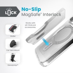 Kалъф Presidio Perfect-Clear MagSafe With Click&Lock iPhone 15