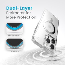 Kалъф Presidio Perfect-Clear MagSafe With Click&Lock iPhone 15