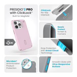 Калъф Калъф Speck Presidio Presidio2 Pro, за iPhone 15 Pro