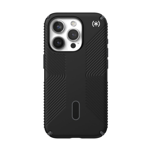 Калъф Speck Presidio2 Grip, за iPhone 15 Pro, MagSafe + ClickLock, Black