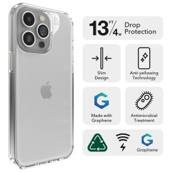 Калъф ZAGG Crystal Palace Apple iPhone 15 Pro SM, Clear