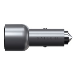 Зарядно за кола 40W Dual USB-C PD Car Charger - Silver