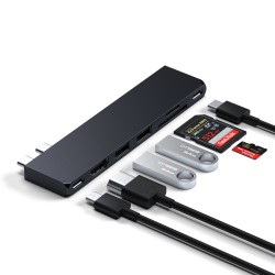Хъб Satechi PRO HUB SLIM - Midnight Black