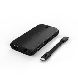 Хъб Satechi USB-C On the go Multiport adapter - Black