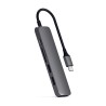 Хъб Satechi Type-C Slim Multimedia Adapter V2 - Space Grey