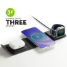 Зарядно устройство 3-in-1 travel charger with MagSafe, Black