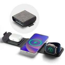 Зарядно устройство 3-in-1 travel charger with MagSafe, Black