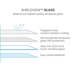 Закалено стъкло Speck iPhone 16 ShieldView Glass - Clear