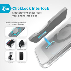 Kалъф Presidio Perfect-Clear MagSafe With Click&Lock iPhone 16