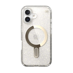 Калъф Speck iPhone 16, Presidio Lux Glitter MagSafe+ClickLock