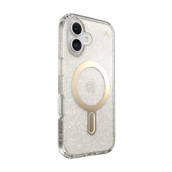 Калъф Speck iPhone 16, Presidio Lux Glitter MagSafe+ClickLock