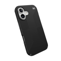 Калъф Speck iPhone 16 Presidio2 Grip, Black/Slate Grey