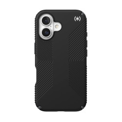 Калъф Speck iPhone 16 Presidio2 Grip, Black/Slate Grey