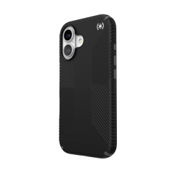 Калъф Speck iPhone 16 Presidio2 Grip, Black/Slate Grey