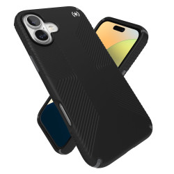 Калъф Speck iPhone 16 Plus Presidio2 Grip, Black/Slate Grey