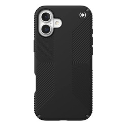 Калъф Speck iPhone 16 Plus Presidio2 Grip, Black/Slate Grey