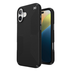 Калъф Speck iPhone 16 Plus Presidio2 Grip, Black/Slate Grey