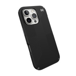 Калъф Speck iPhone 16 Pro Presidio2 Grip, Black/Slate Grey