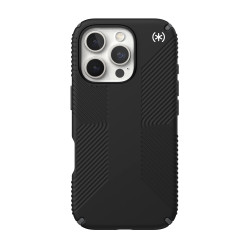 Калъф Speck iPhone 16 Pro Presidio2 Grip, Black/Slate Grey