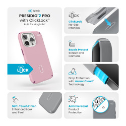 Калъф Калъф Speck Presidio Presidio2 Pro, за iPhone 16 Pro