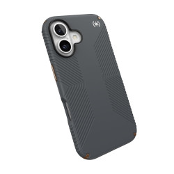 Калъф Speck iPhone 16 Presidio2 Grip, Charcoal Grey