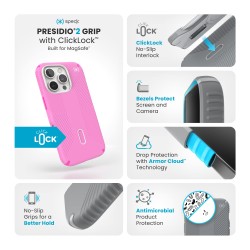 Калъф Калъф Speck Presidio Presidio2 Grip, за iPhone 16 Pro