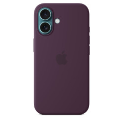 Силиконов калъф Apple iPhone 16 Silicone Case with MagSafe, Plum